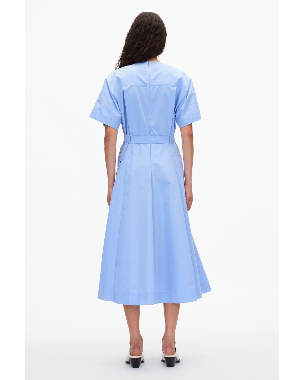 3.1 Phillip Lim Utility Dress With D-Ring Belt in Yellow | Lyst