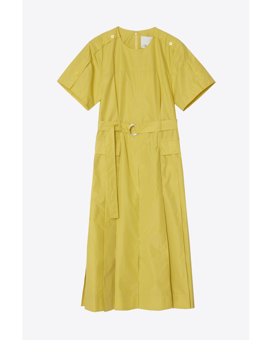 chinese dress ladies Poplin Utility Midi Shirt Dress - Oxford Blue