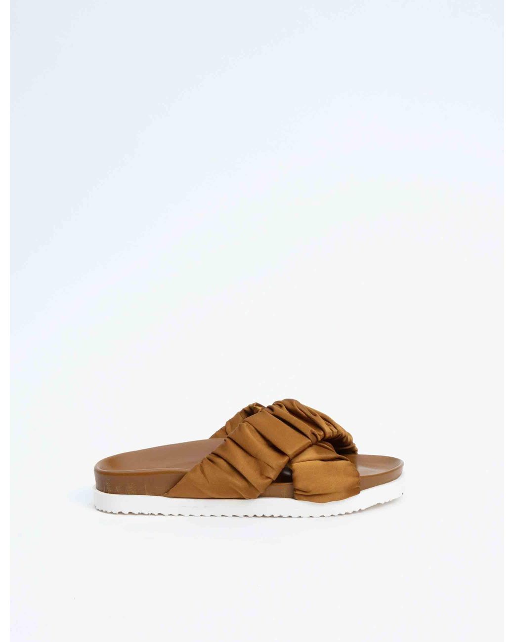 3.1 Phillip Lim Pink Crossover Satin Pool Slide