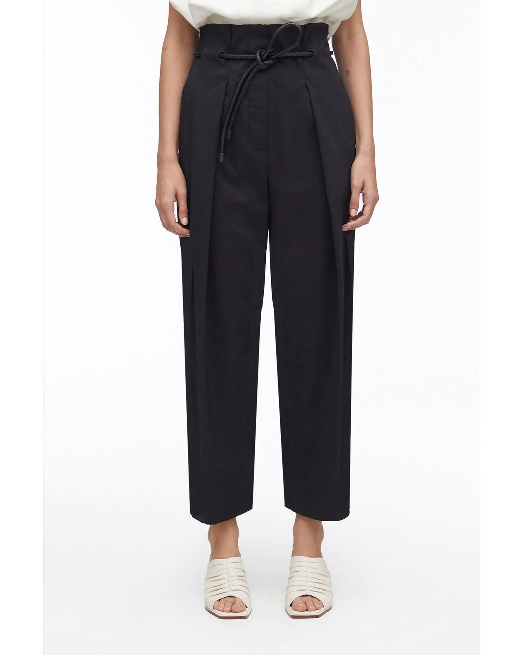 3.1 Phillip Lim White Origami Pleated Pant