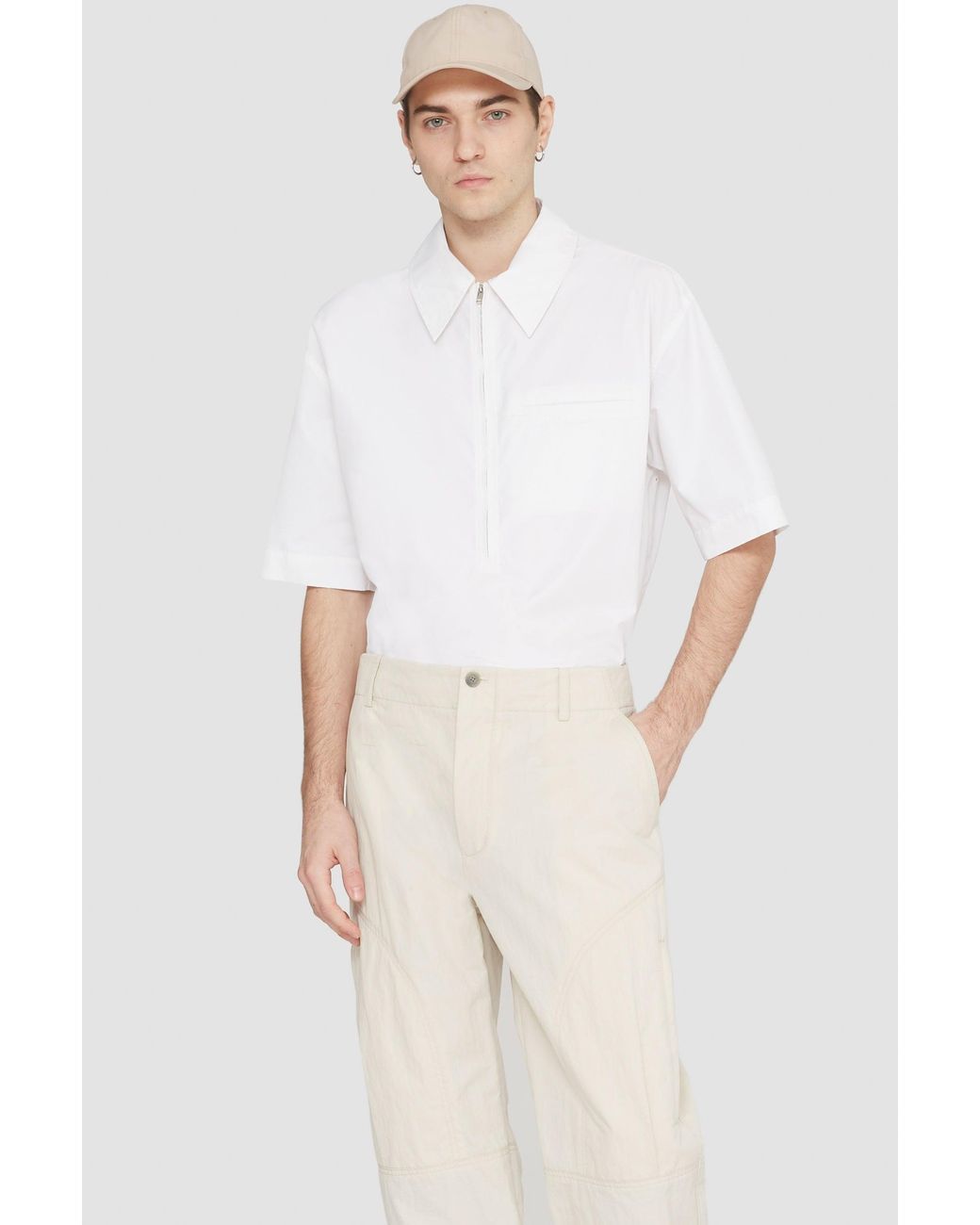 3.1 Phillip Lim White Pull On Pants for men