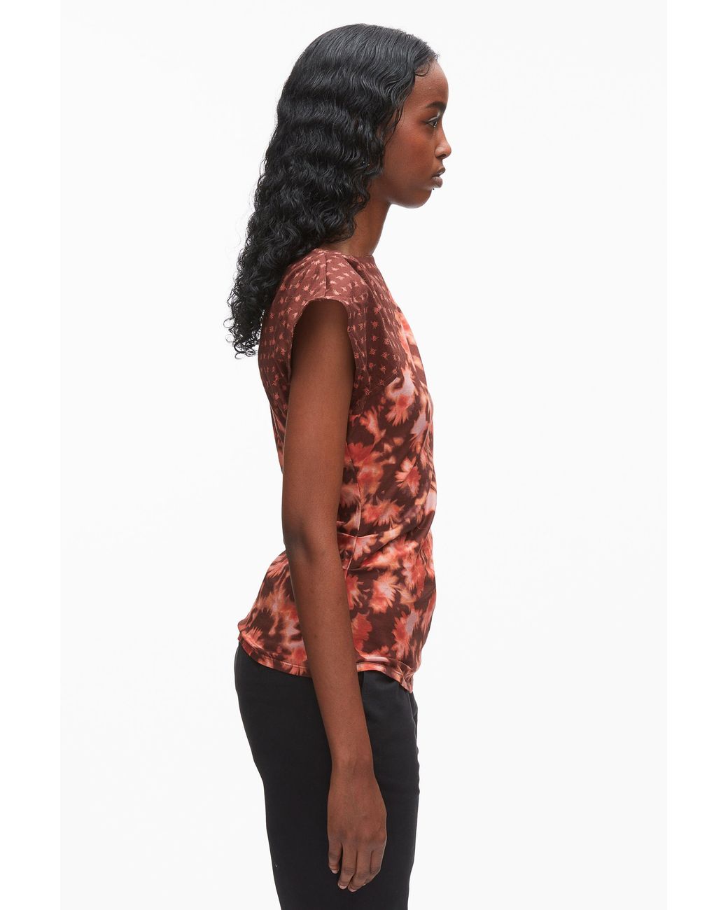 3.1 Phillip Lim Blue Desert Floral Patchwork Top