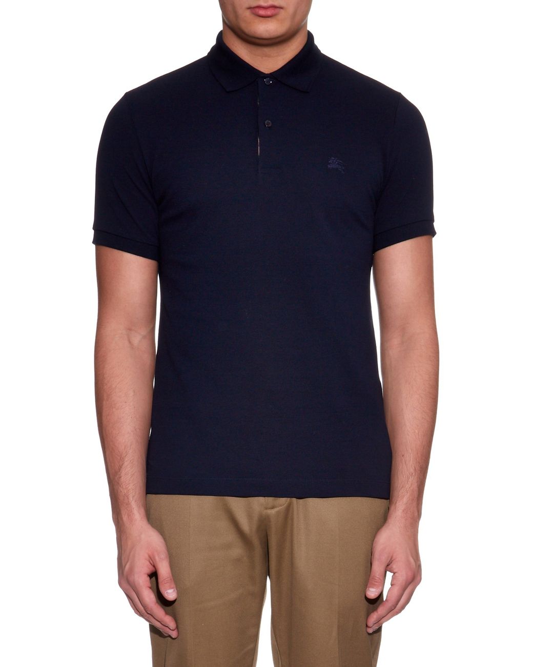 Burberry Brit Oxford Cotton Polo Shirt in Blue for Men | Lyst