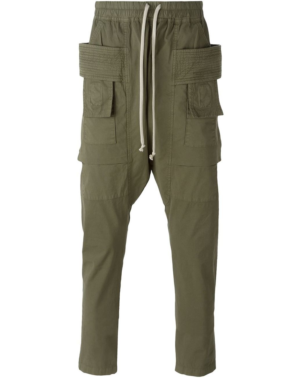 パンツ RICK OWENS DRKSHDW ARMY SARROUEL RICK OWENS DRKSHDW Drawstring Sarrouel Pants サルエルパンツ
