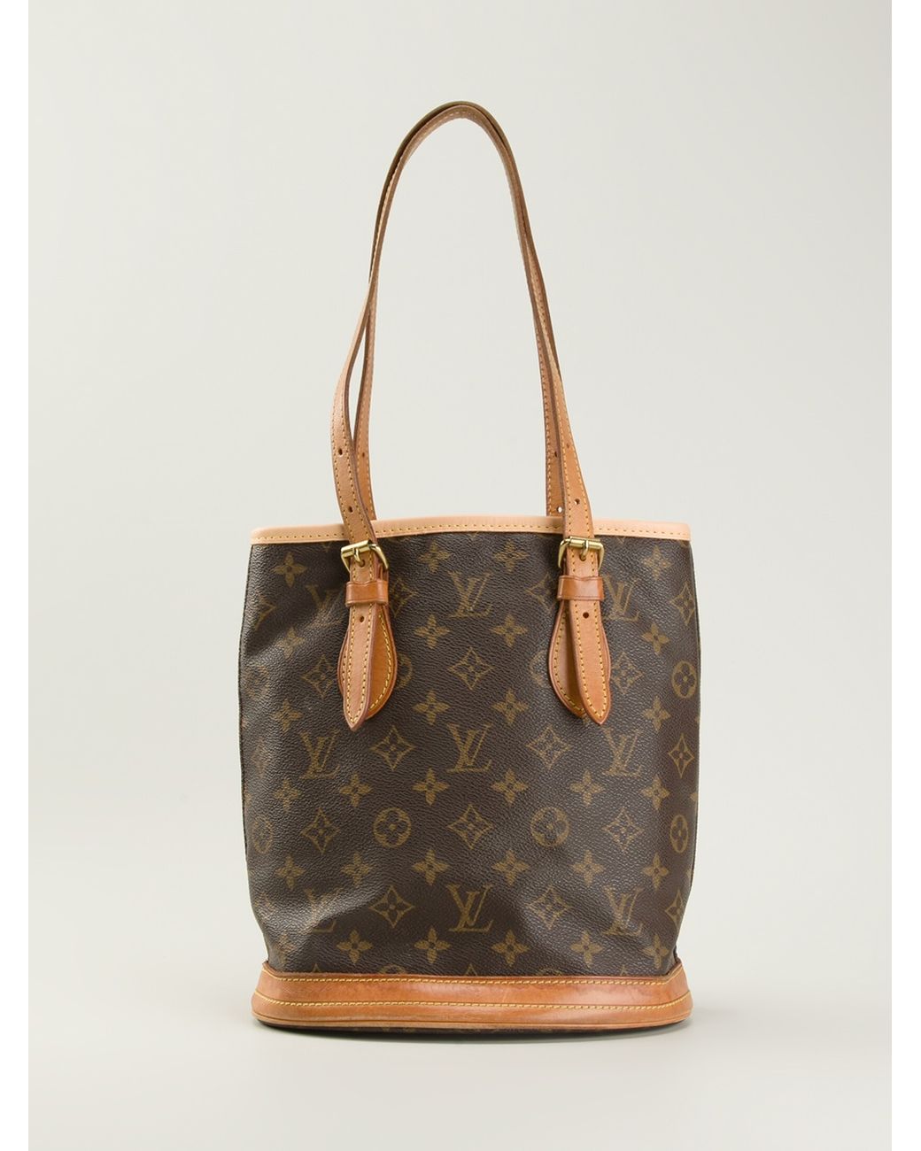 Preowned Authentic Louis Vuitton Monogram Canvas Petit Bucket Bag