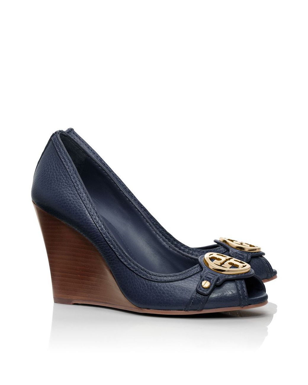 Tory Burch Leticia High Wedge in Blue Lyst