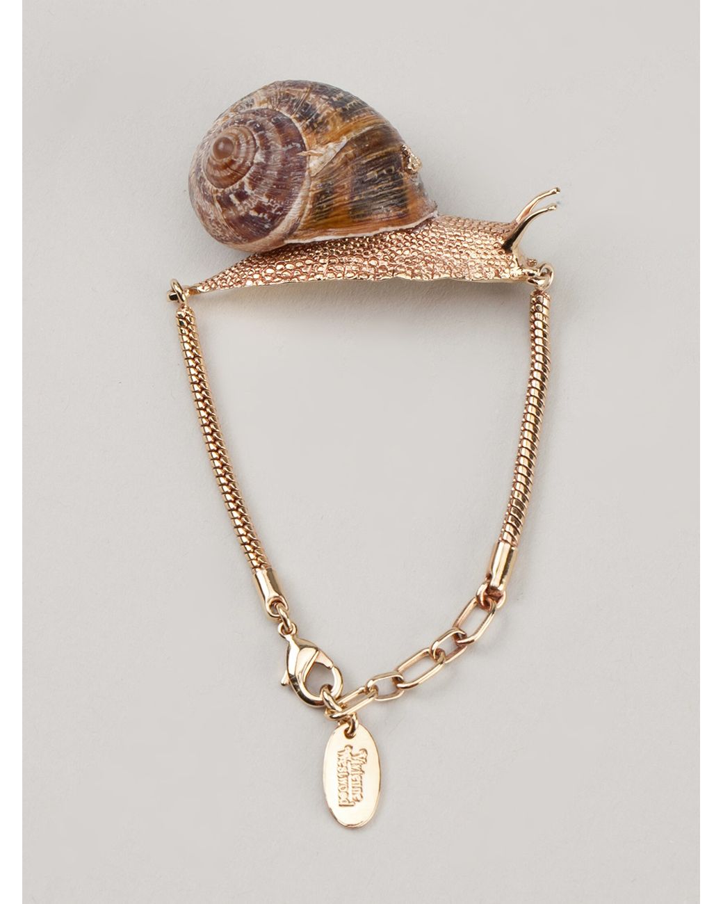 Mid 20th Century Tiffany & Co. Vintage Bracelet 14k Rose & Yellow Gold  Swirl Snail Shell Signed | Chairish