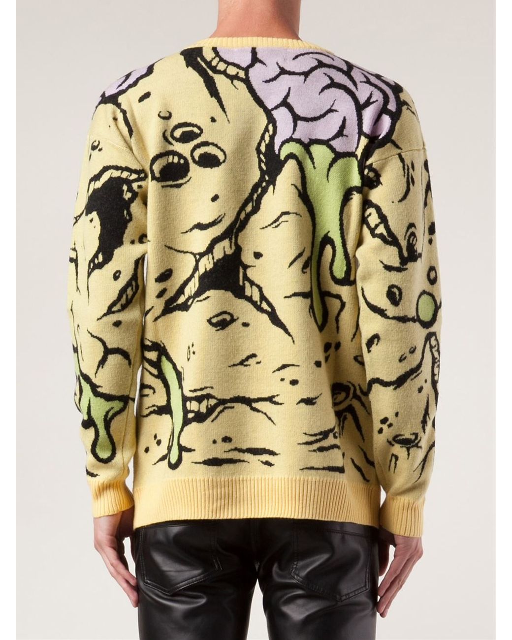 Jeremy Scott 'Madball' Knit Sweater in Yellow for Men | Lyst Jeremy Scott 'Madball' Knit Sweater in Yellow for Men | Lyst