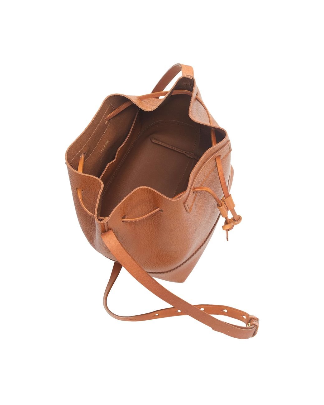 Bucket Tote English Tan Leather