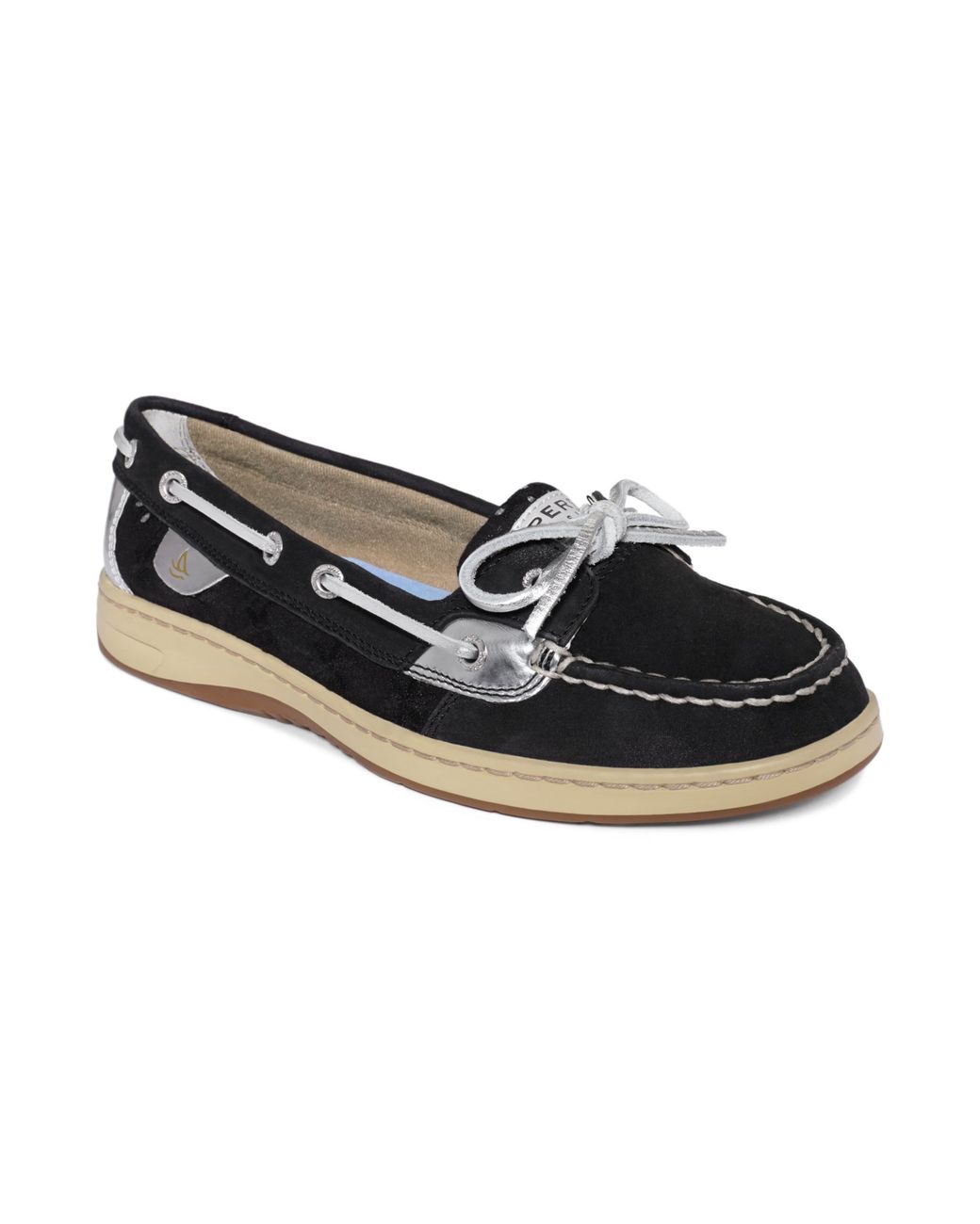 Sperry Top-Sider Women'S Angelfish Boat Shoes in Black | Lyst
