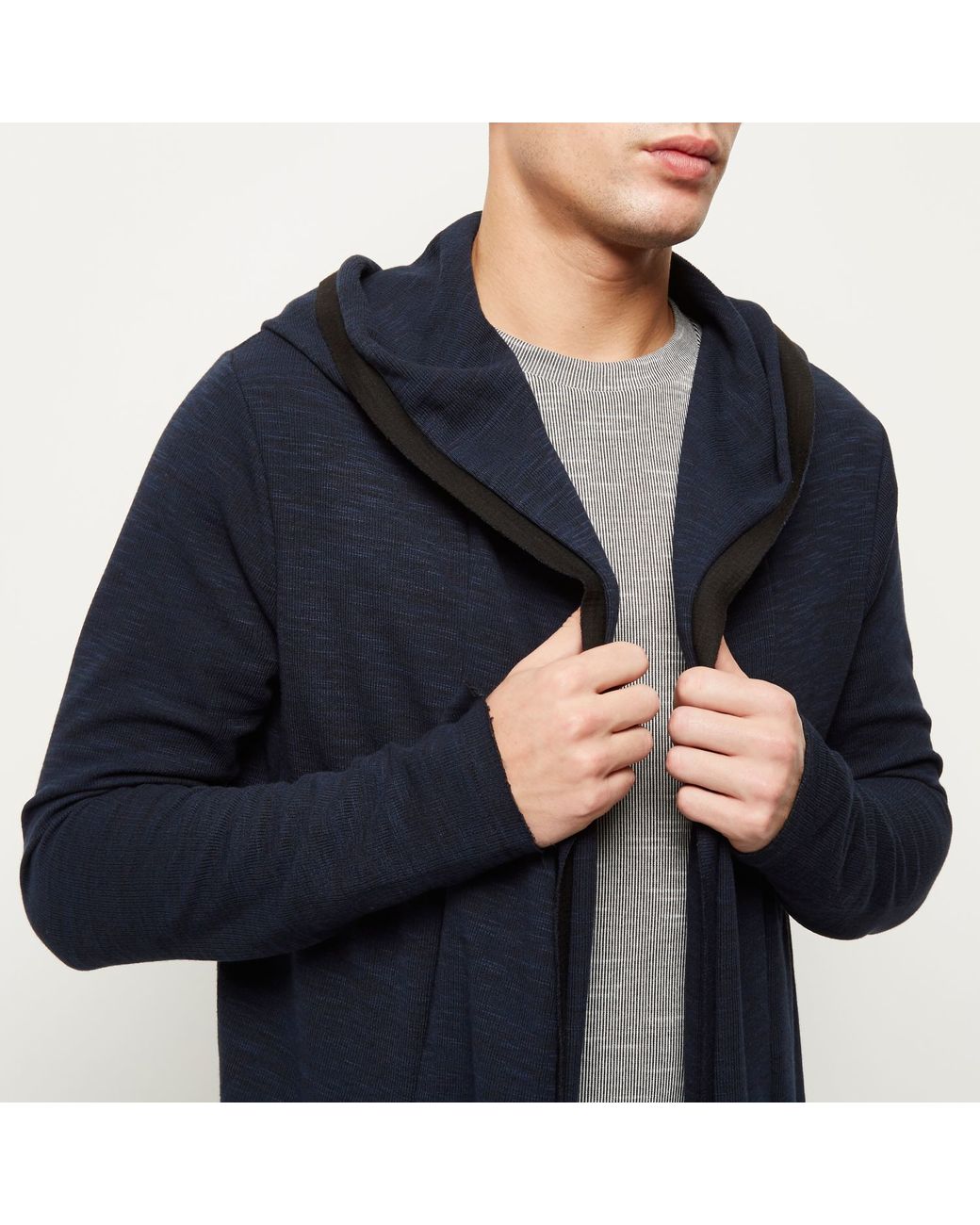 Mens store waterfall cardigan