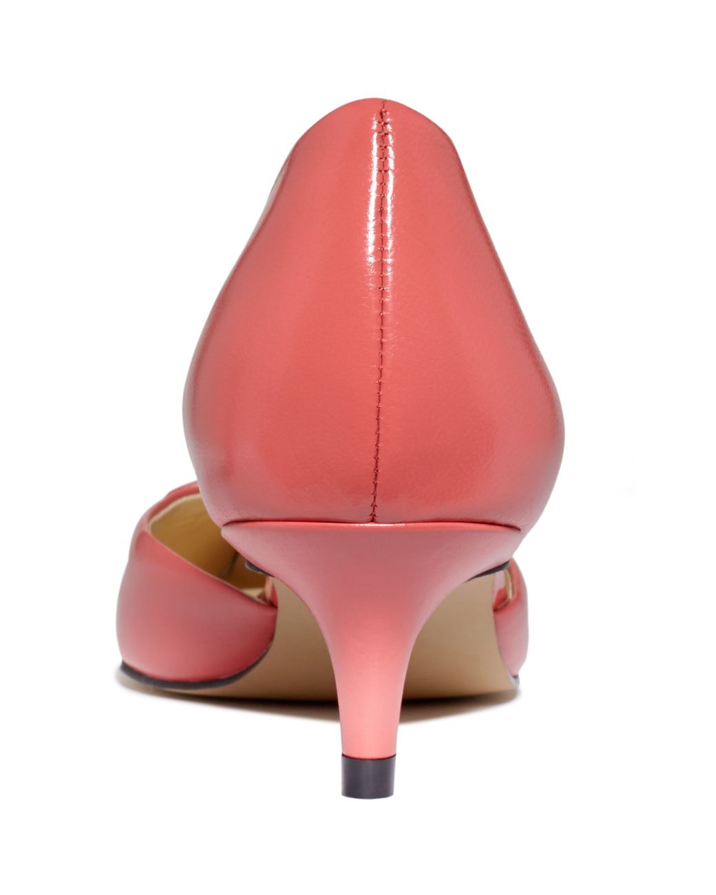 Tahari Sage Low Heel Pumps in Coral 