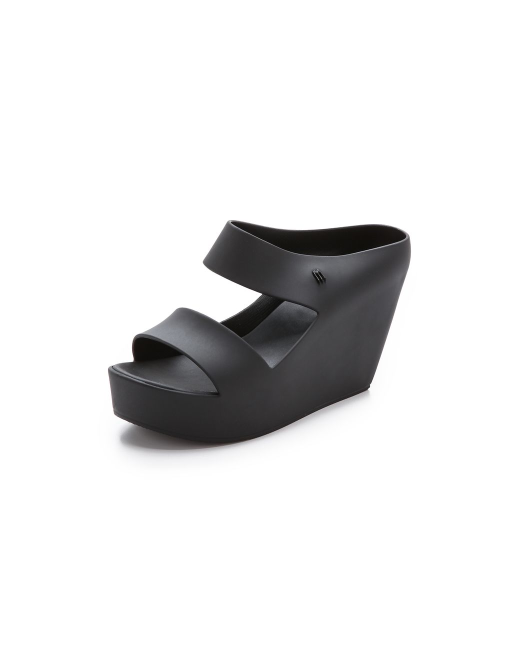 Melissa Creative Wedge Sandals - Black | Lyst