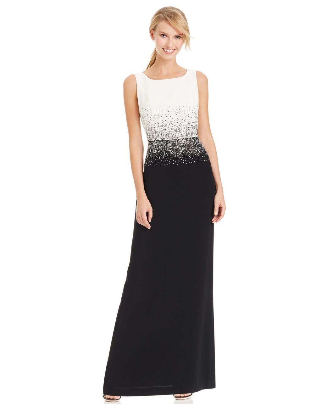 Calvin klein black formal dress outlet