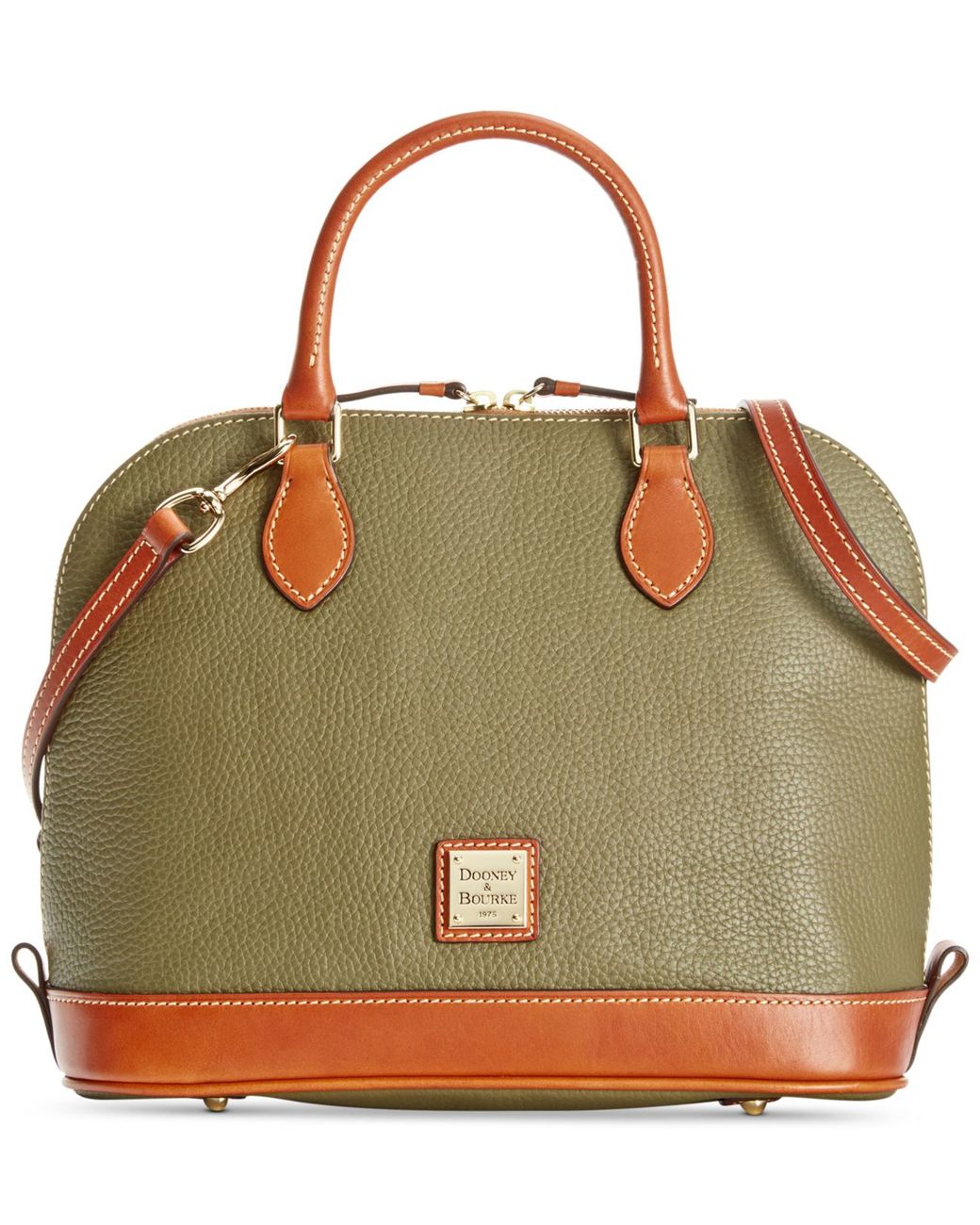 Dooney Bourke Pebble Zip Zip Satchel in Green Lyst