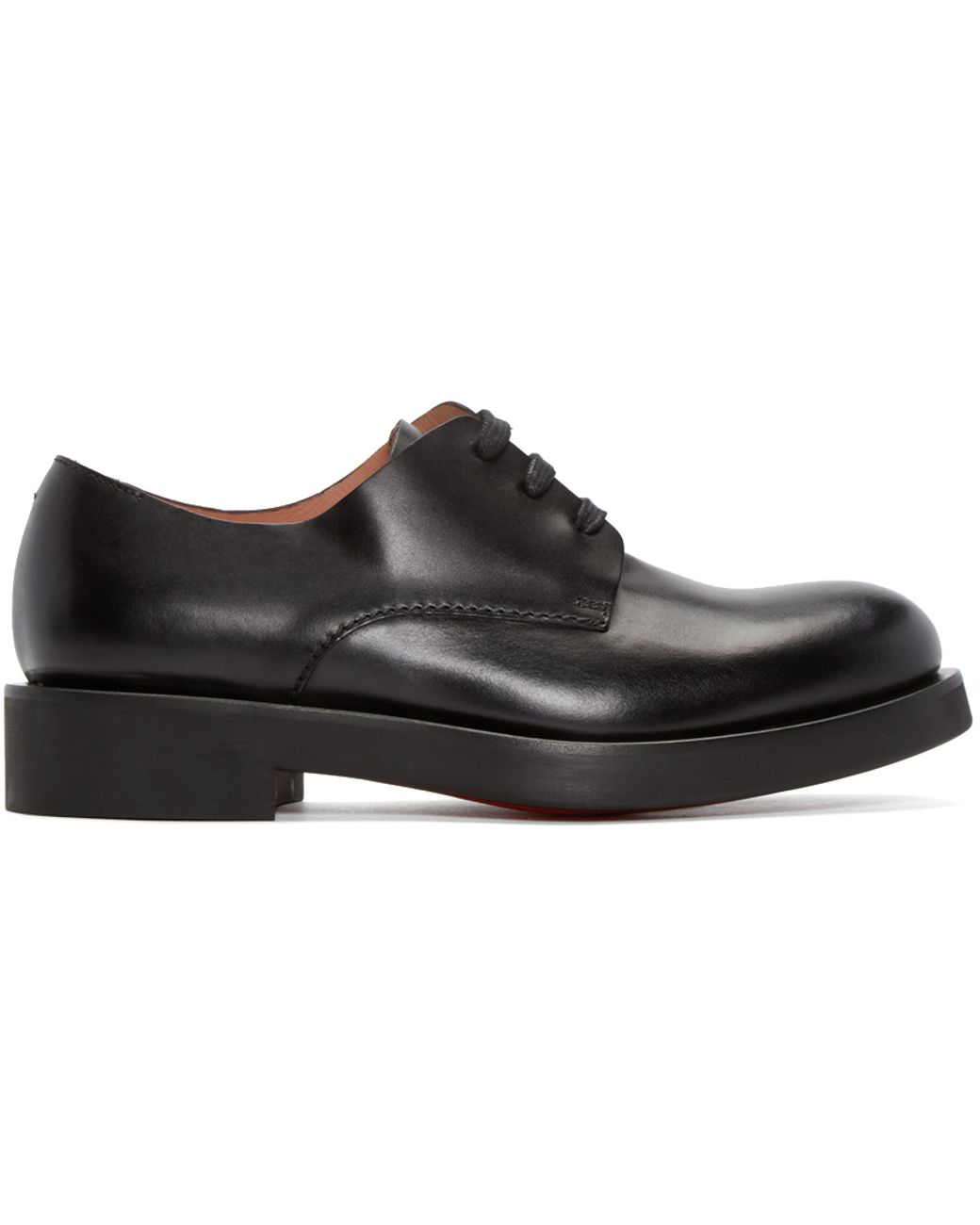 Paul Smith Black Leather Thick Sole Derbys for Men | Lyst