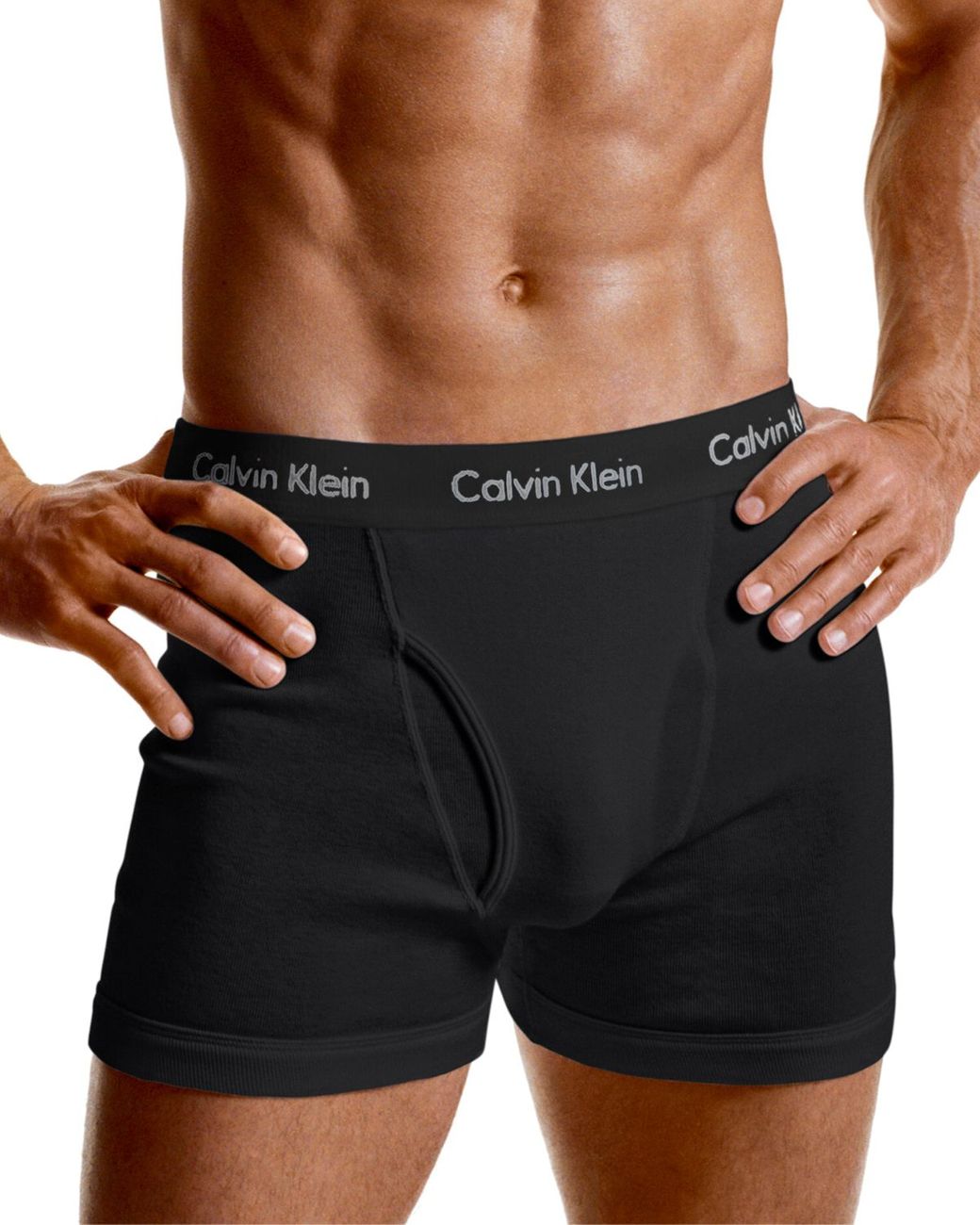 Calvin Klein Flexible Fit Boxer Briefs in Black for Men | Lyst