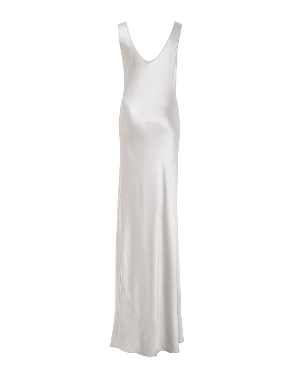 Galvan London Silver 90 s Silk Slip Dress in Metallic Lyst