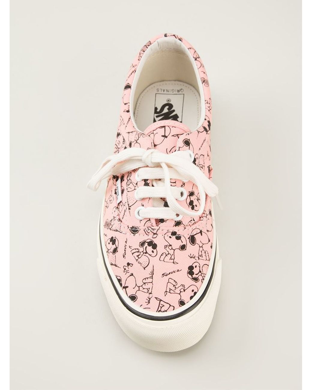 Vans 'Snoopy' Sneakers in Pink for Men | Lyst