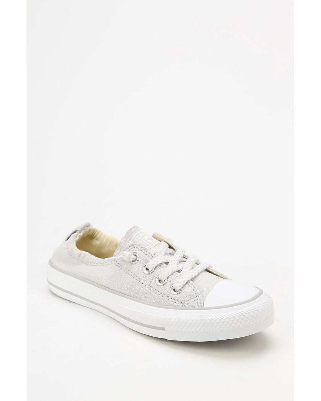 Converse Shoreline Linen Womens Lowtop Sneaker in Gray | Lyst