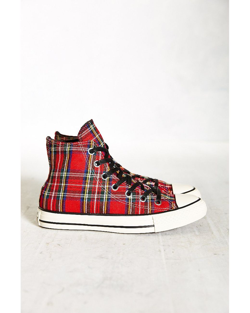 Converse Conserve Chuck Taylor All Star Tartan High-Top Women'S Sneakers in  Red | Lyst Canada