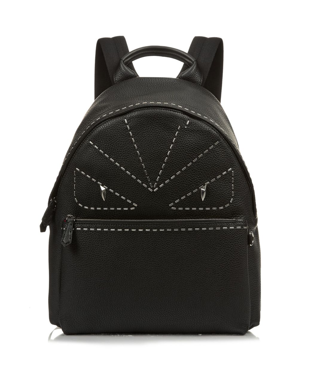Fendi Bag Bugs Selleria Roman Leather Backpack in Black for Men | Lyst