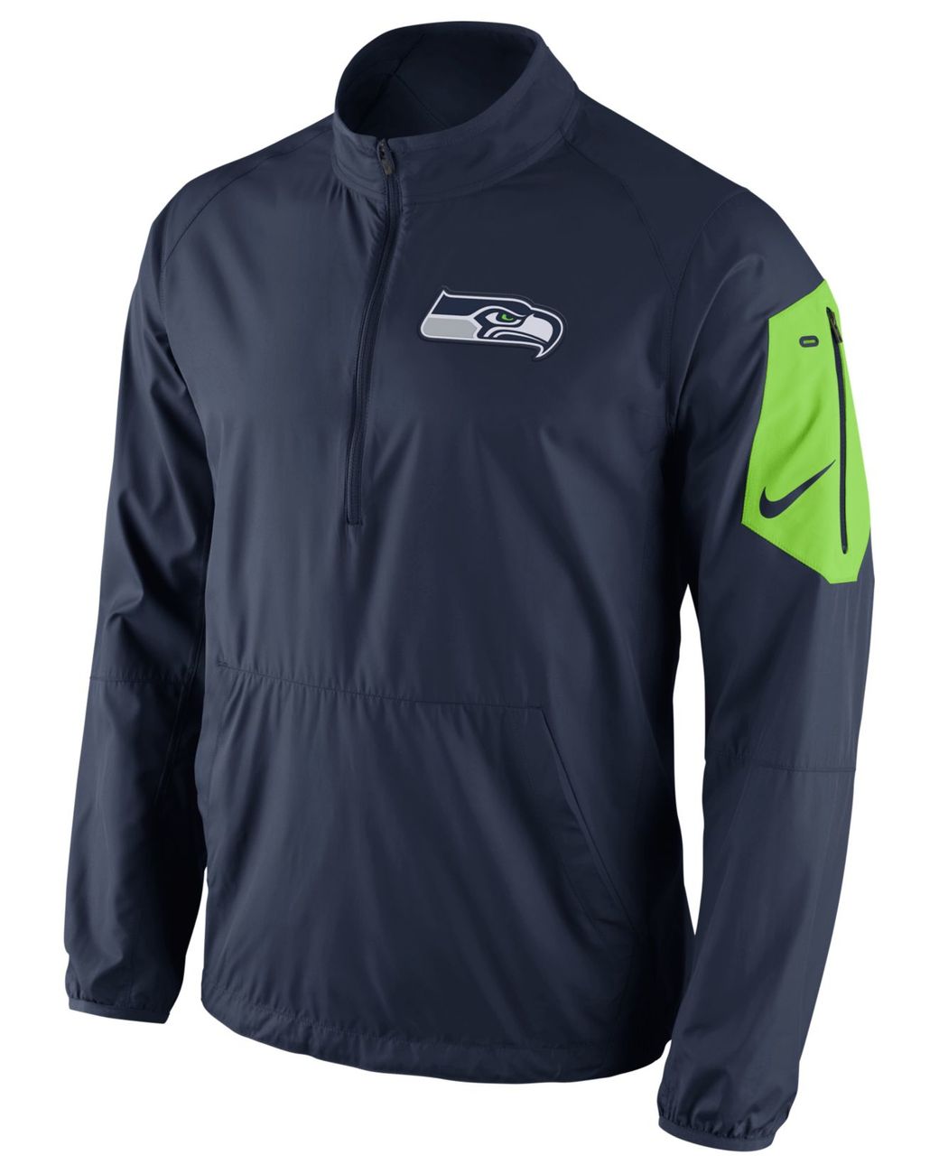 Nike Men's Seattle Seahawks Lockdown Half-zip Jacket in Blue for Men | Lyst