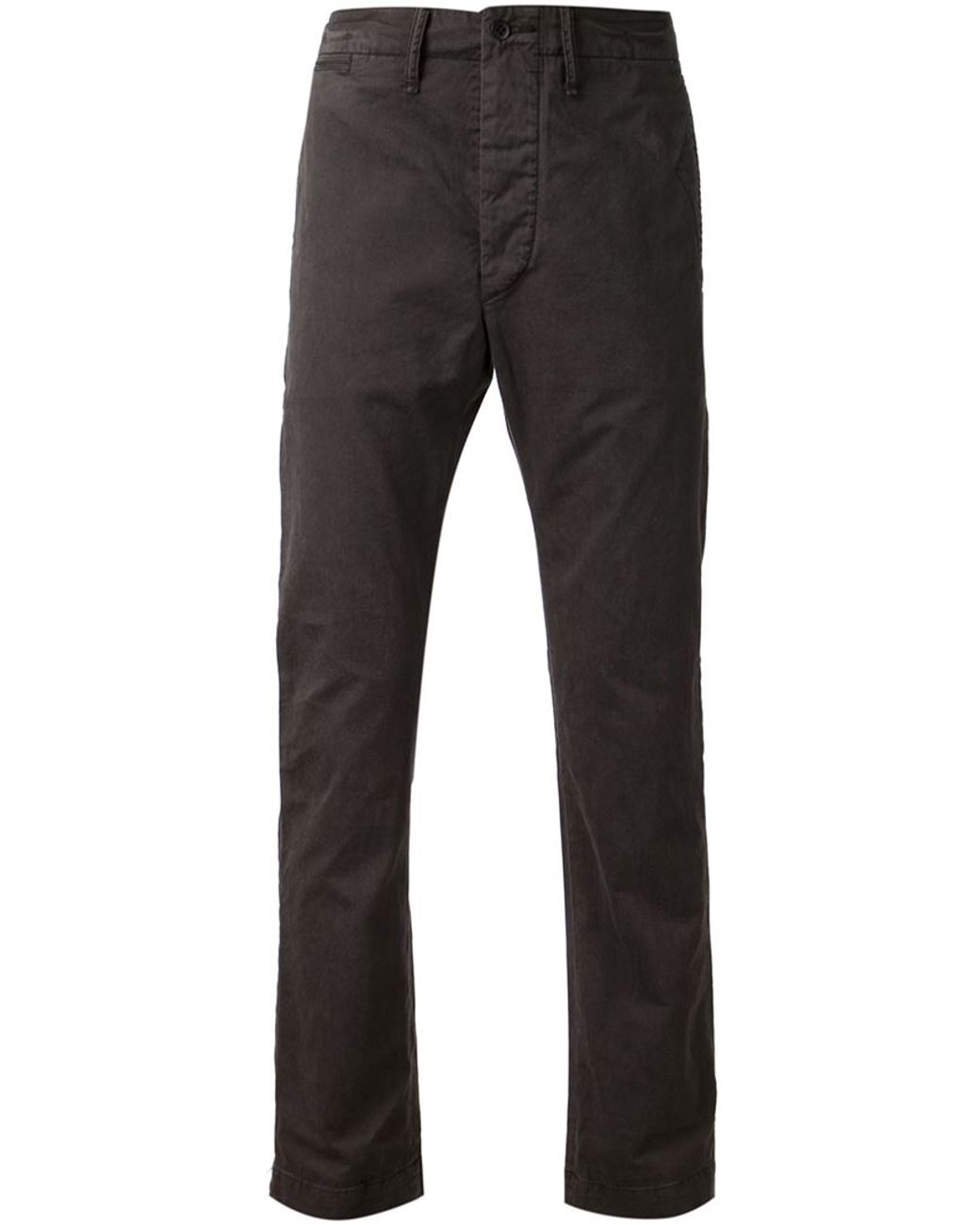 RRL 'officer's Chino' Trousers in Gray for Men | Lyst RRL 'officer's Chino' Trousers in Gray for Men | Lyst