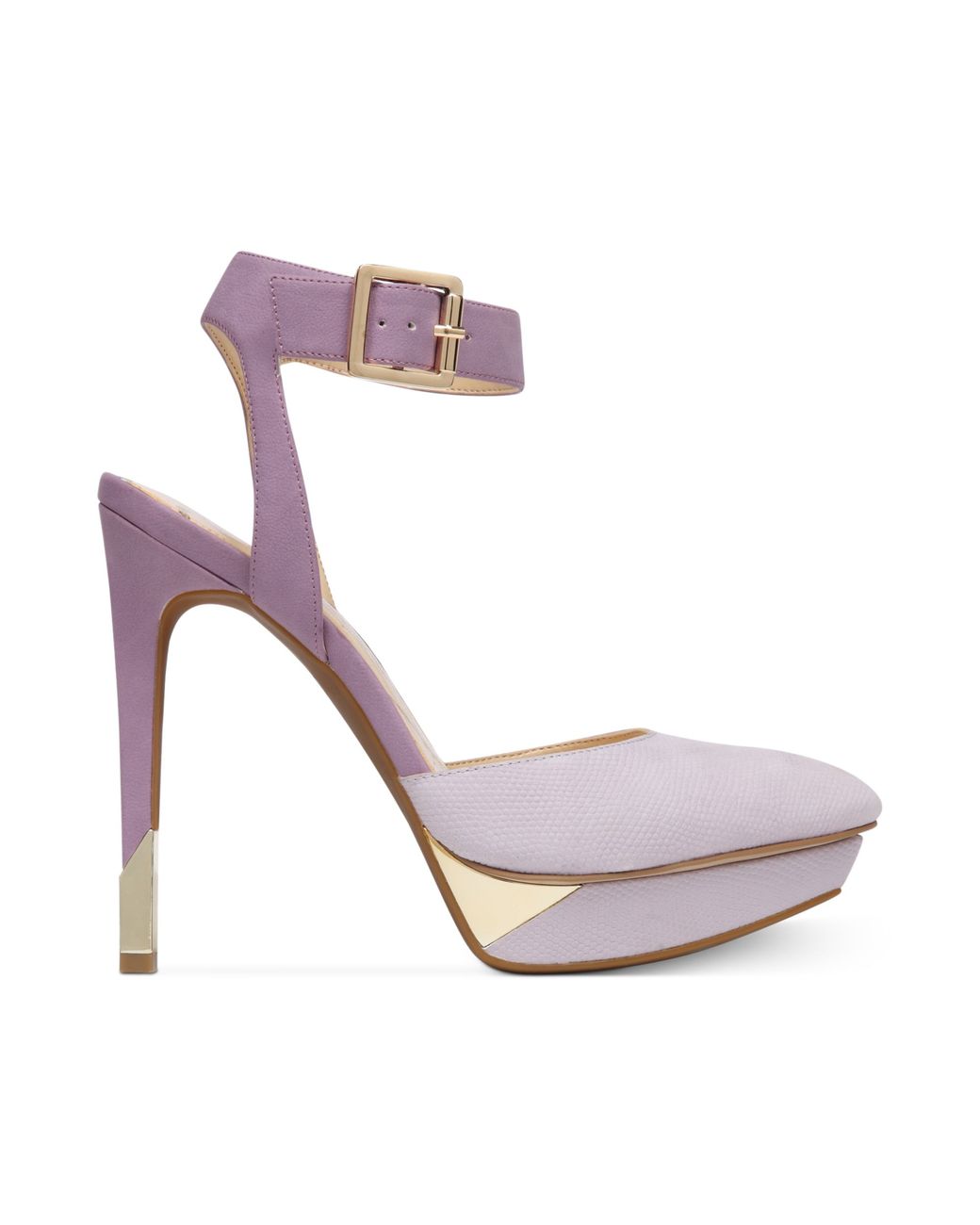 Jessica Simpson Valleyy Ankle Strap Platform Pumps in Purple Lyst