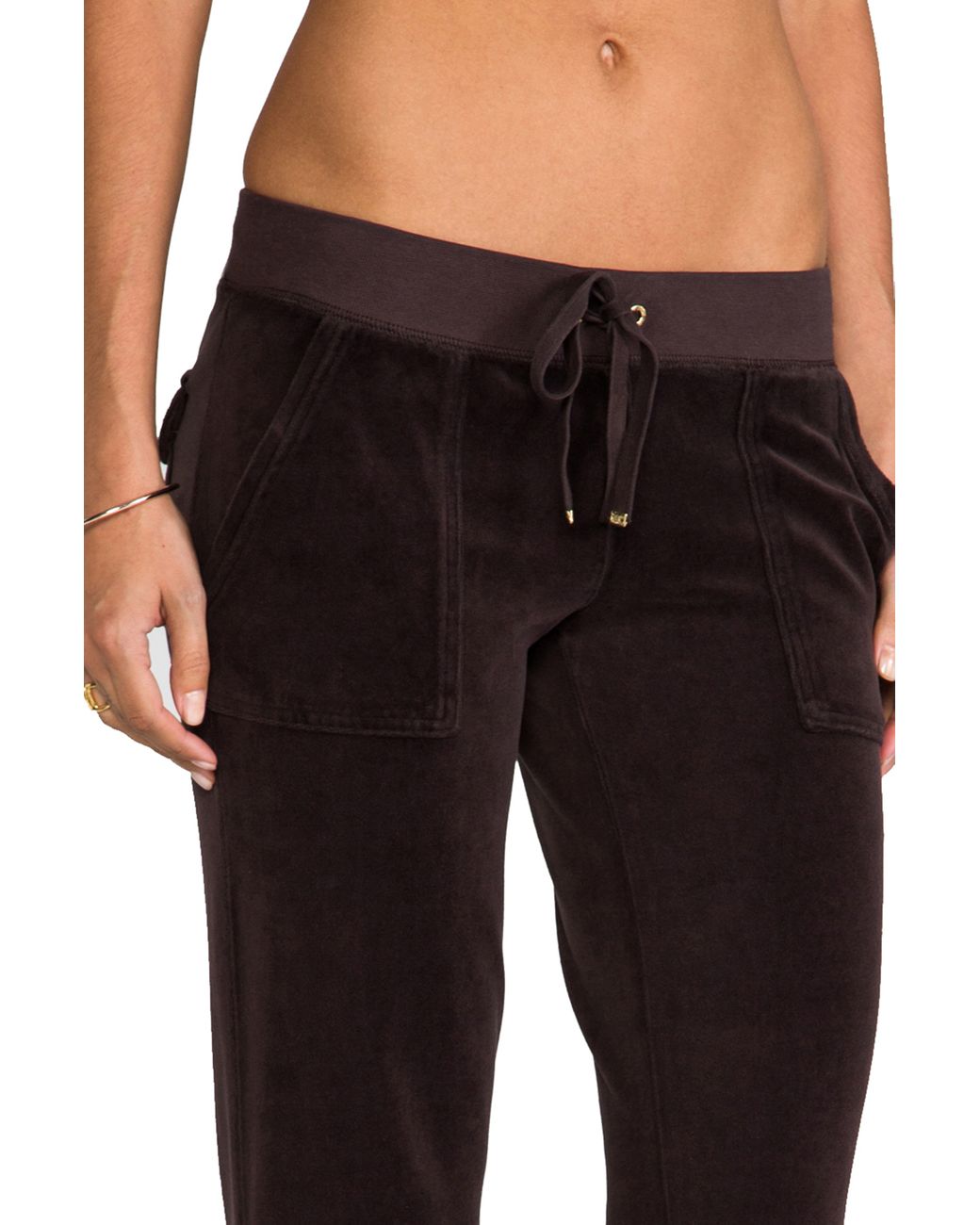 Juicy Couture Velour Flared Leg Pant 
