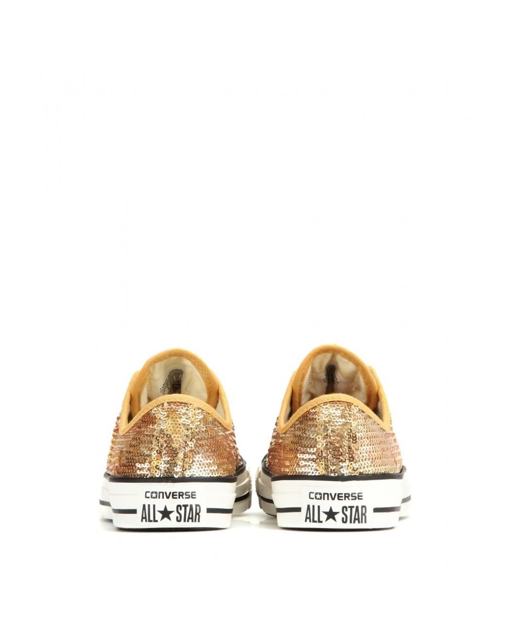 Gold sequin 2025 converse shoes