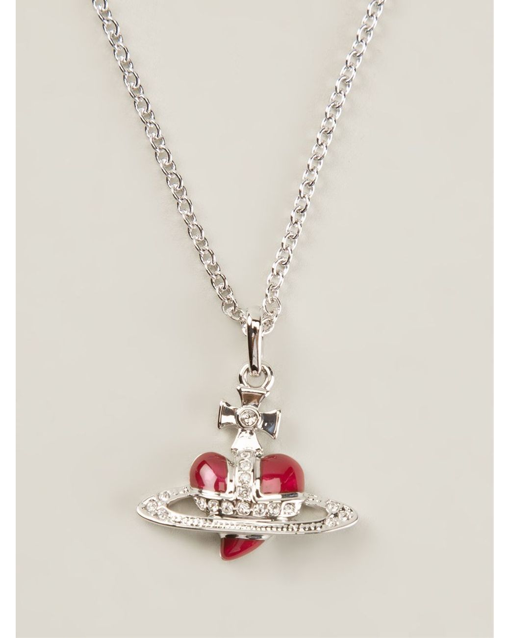 Vivienne Westwood Heart Orb Necklace in 