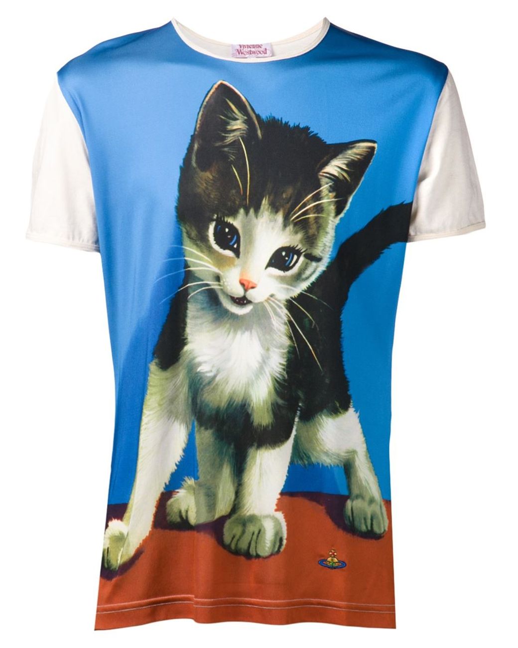 Vivienne Westwood Kitten Tshirt in Blue for Men | Lyst