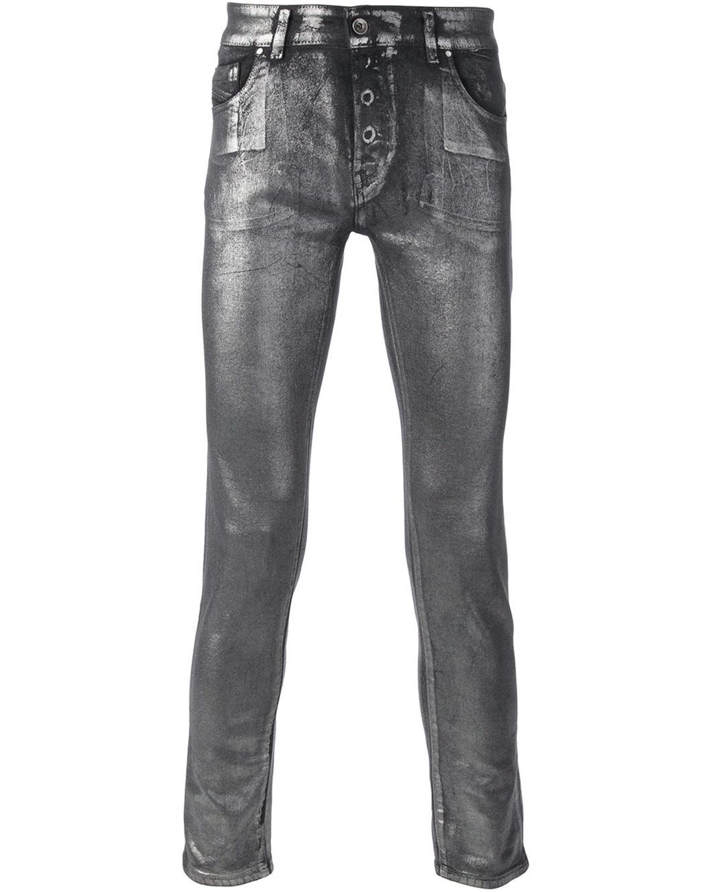 Diesel Black Gold Twotone Jeans in Gray for Men | Lyst