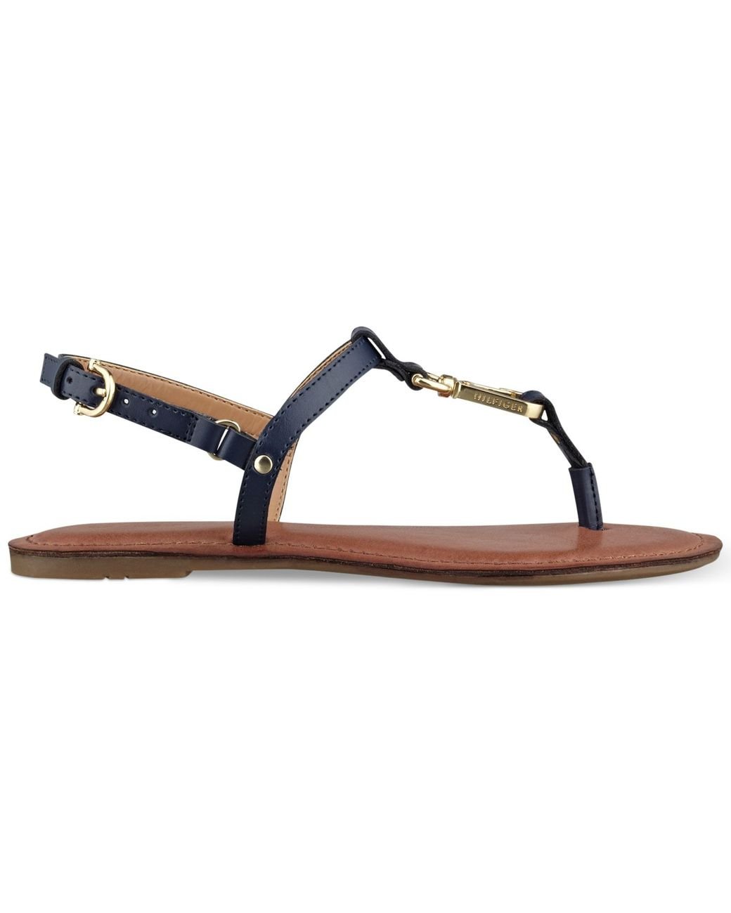 Tommy Hilfiger Women'S Lenita Thong Sandals in Blue | Lyst