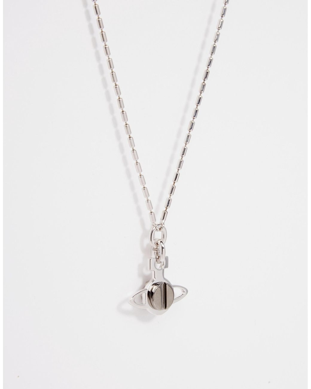 Vivienne Westwood Bolt Orb Necklace in Metallic for Men Lyst