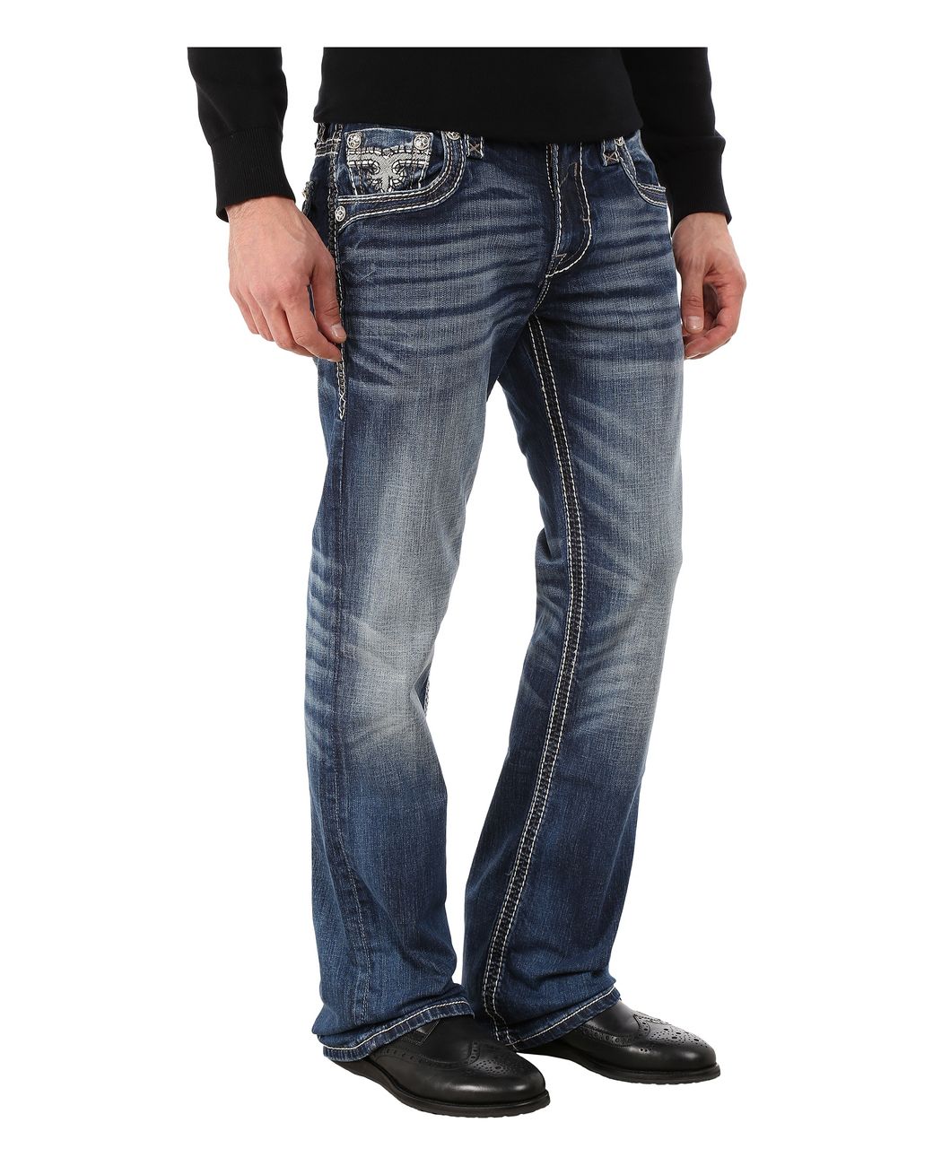Rock Revival Jacoby B3 Bootcut in Blue for Men | Lyst
