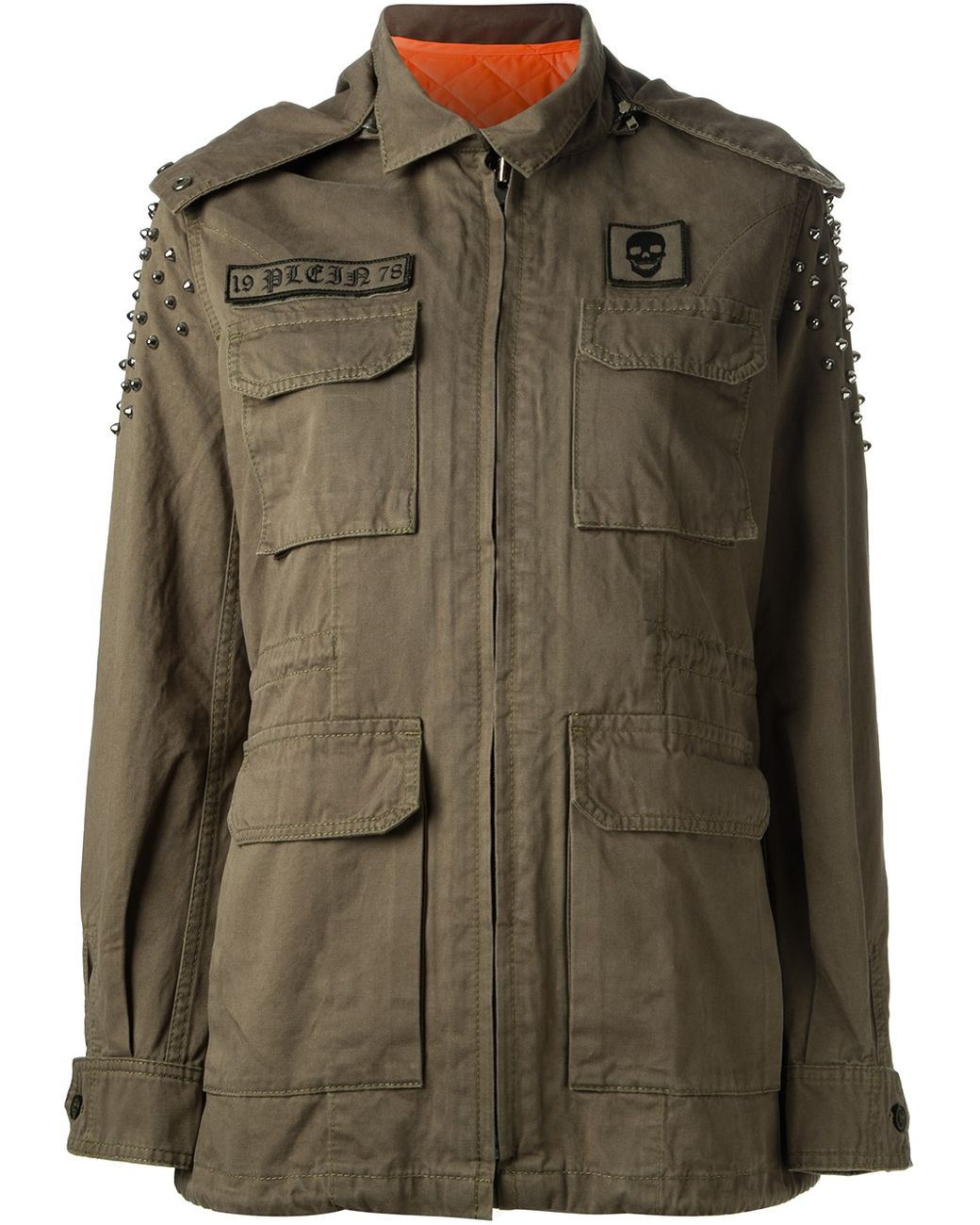 Philipp Plein Military Jacket in Green | Lyst