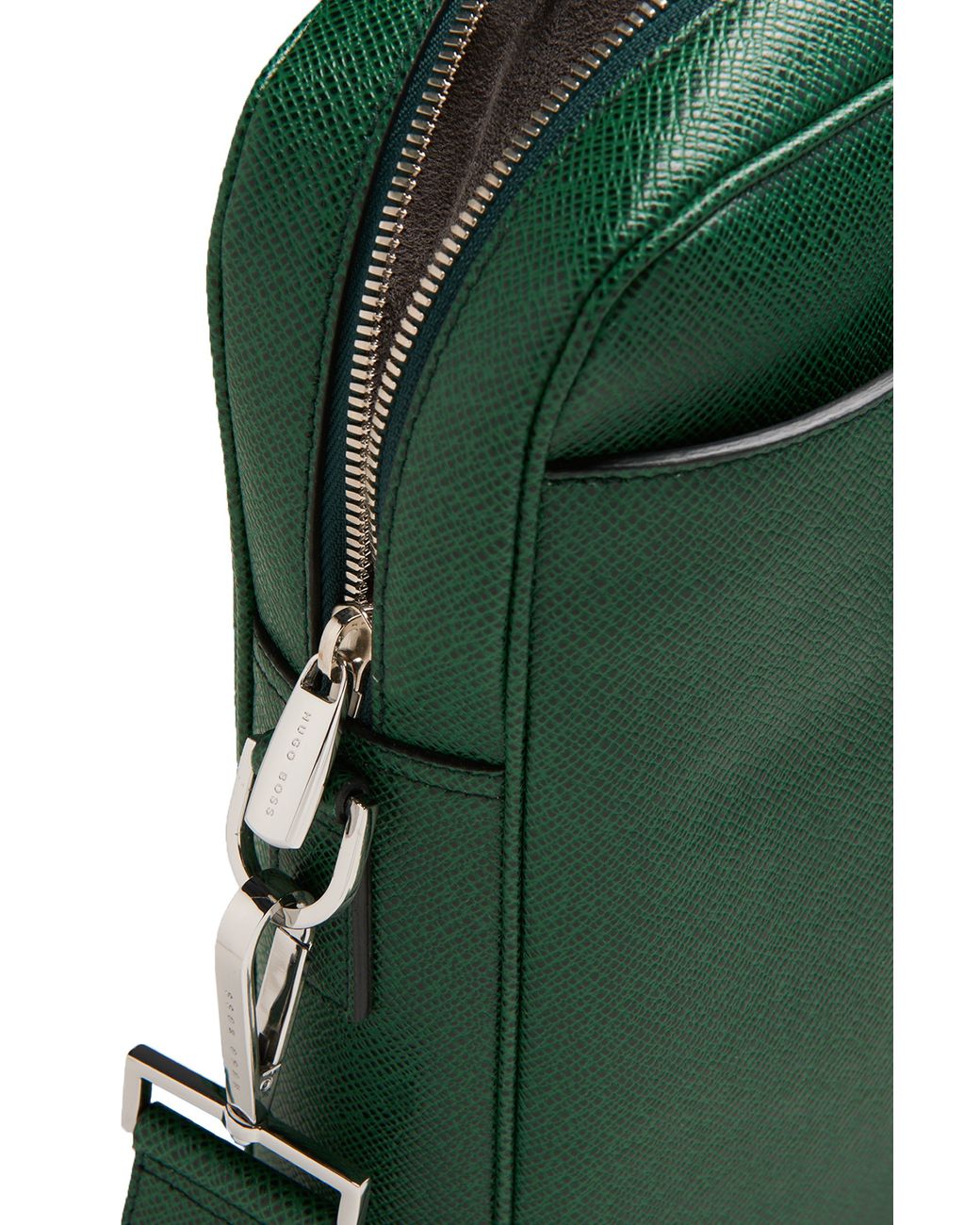 BOSS Laptop Bag In Finely textured Leather signature s Doc in Green for Men Lyst Canada