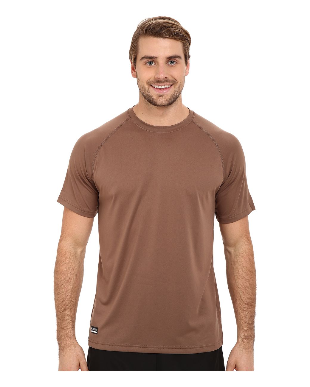 Under Armour Ua Tac Tech Tee in Brown for Men | Lyst