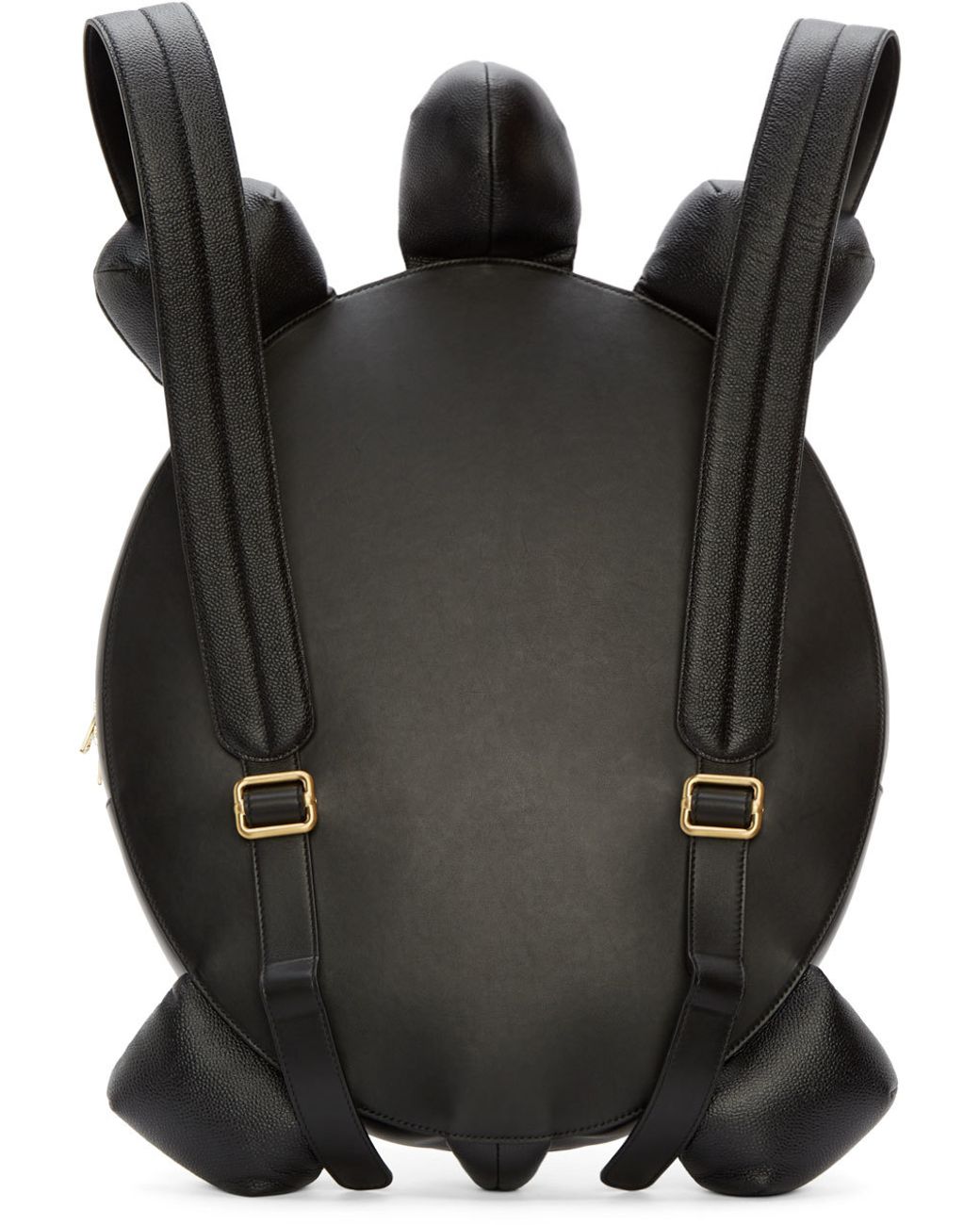 THOM BROWNE☆ストラップ レザー レポーターバッグ ブラック thom-browne-black-black-