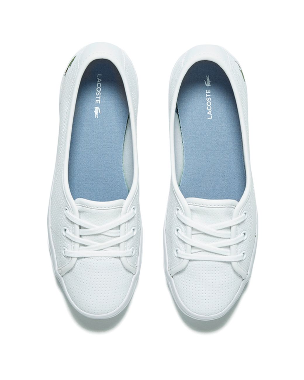 Lacoste Women's Ziane Chunky 116 2 Leather Lace Pumps in White | Lyst UK