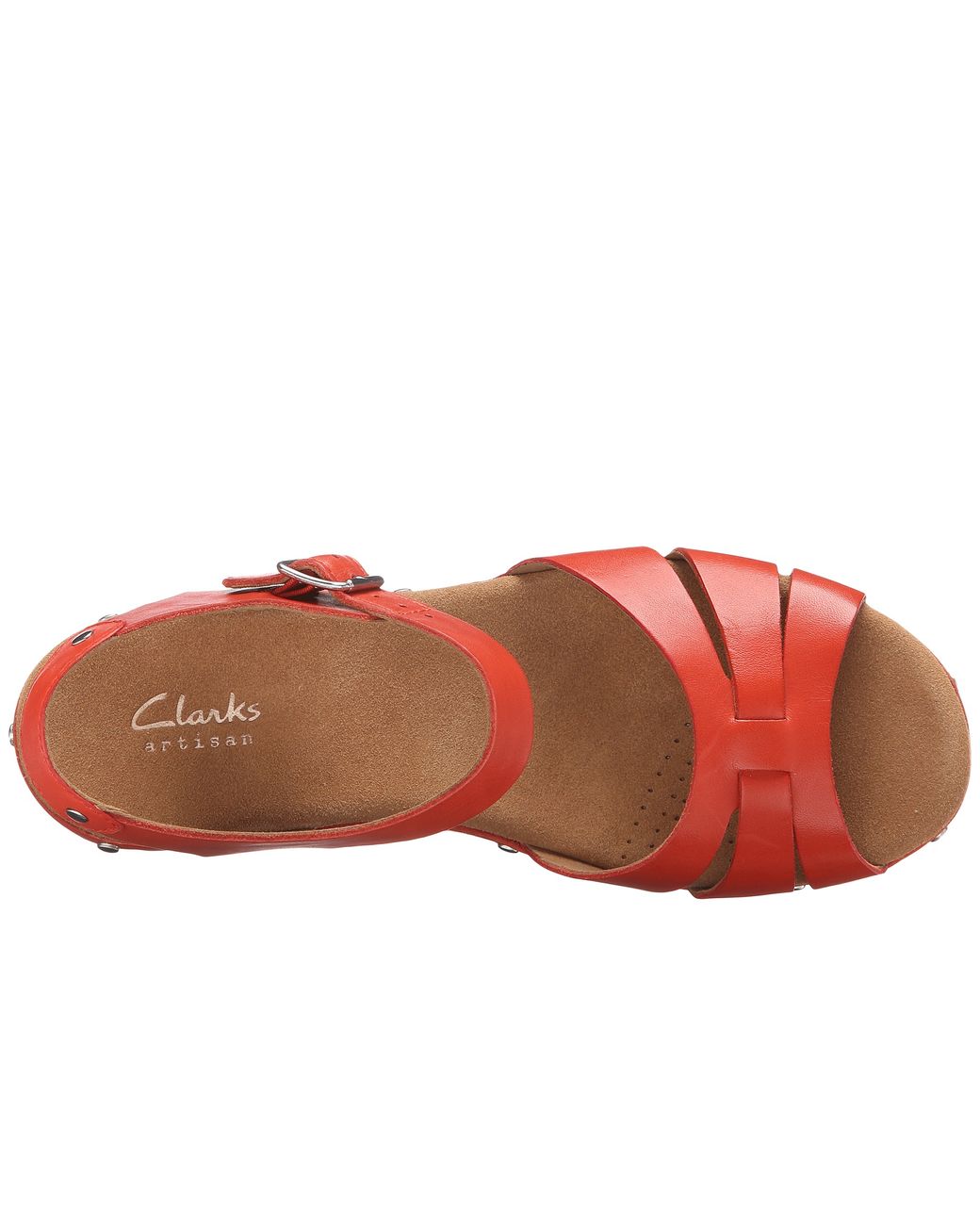 Clarks Leather Ledella Trail in Red | Lyst