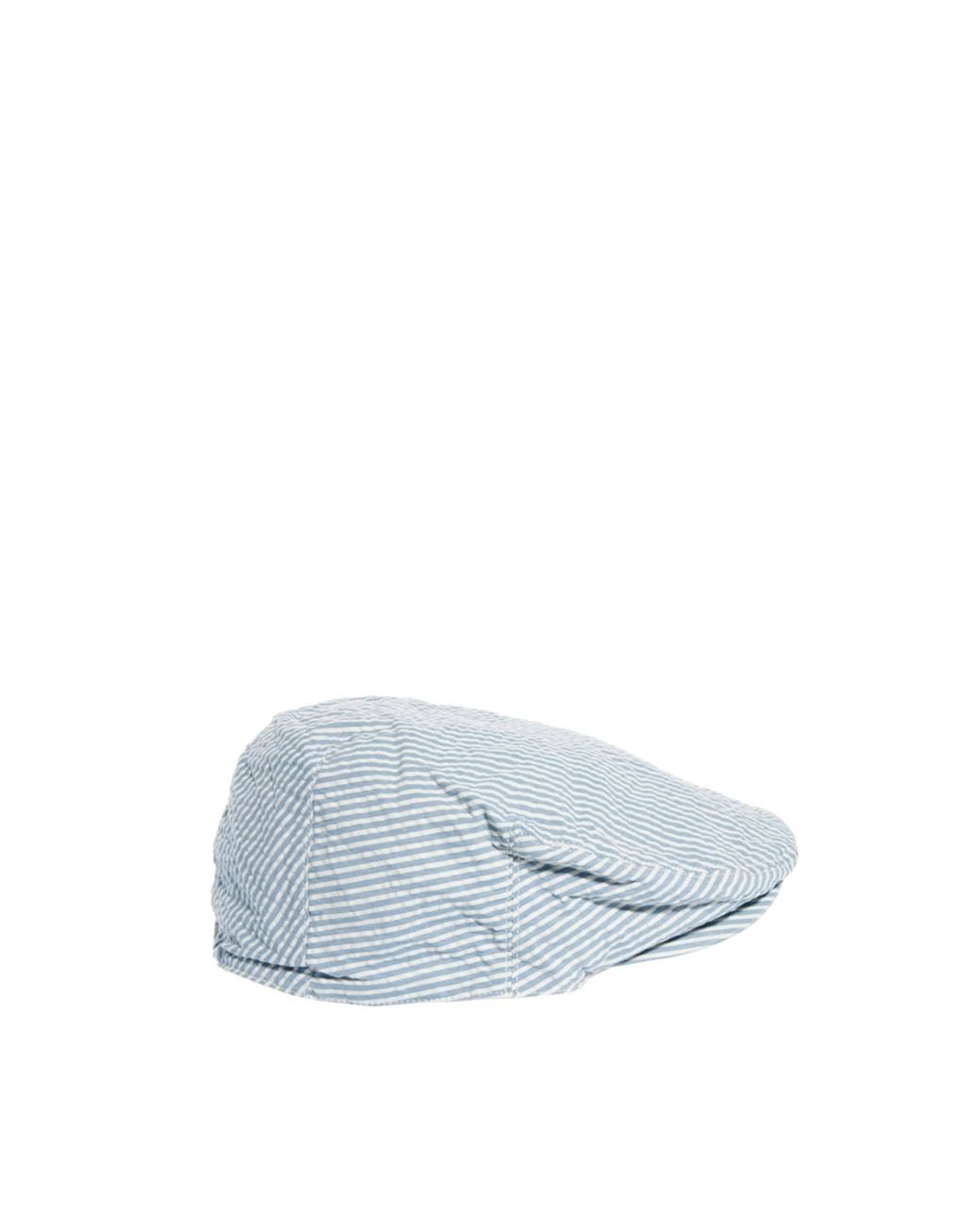 Polo Ralph Lauren Stripe Flat Cap in Blue for Men | Lyst