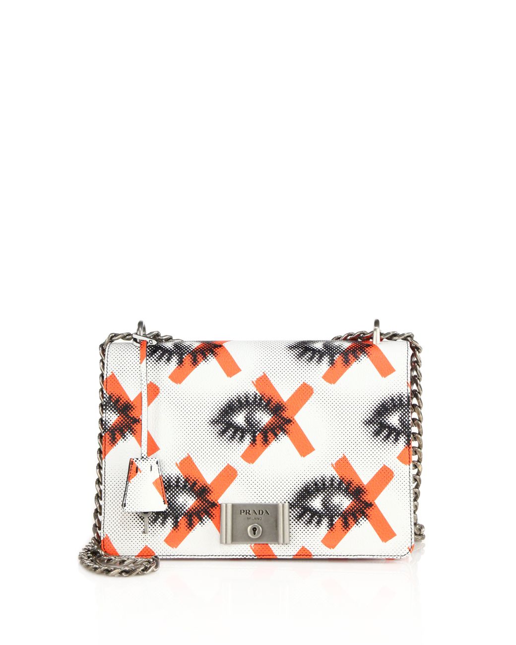 Top 53+ imagen prada eye print bag