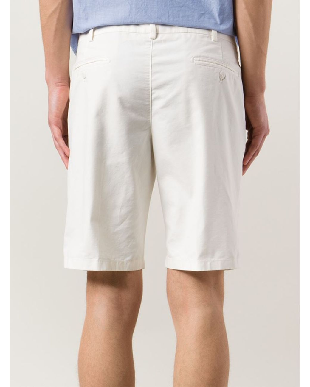Loro Piana Chino Shorts in White for Men | Lyst