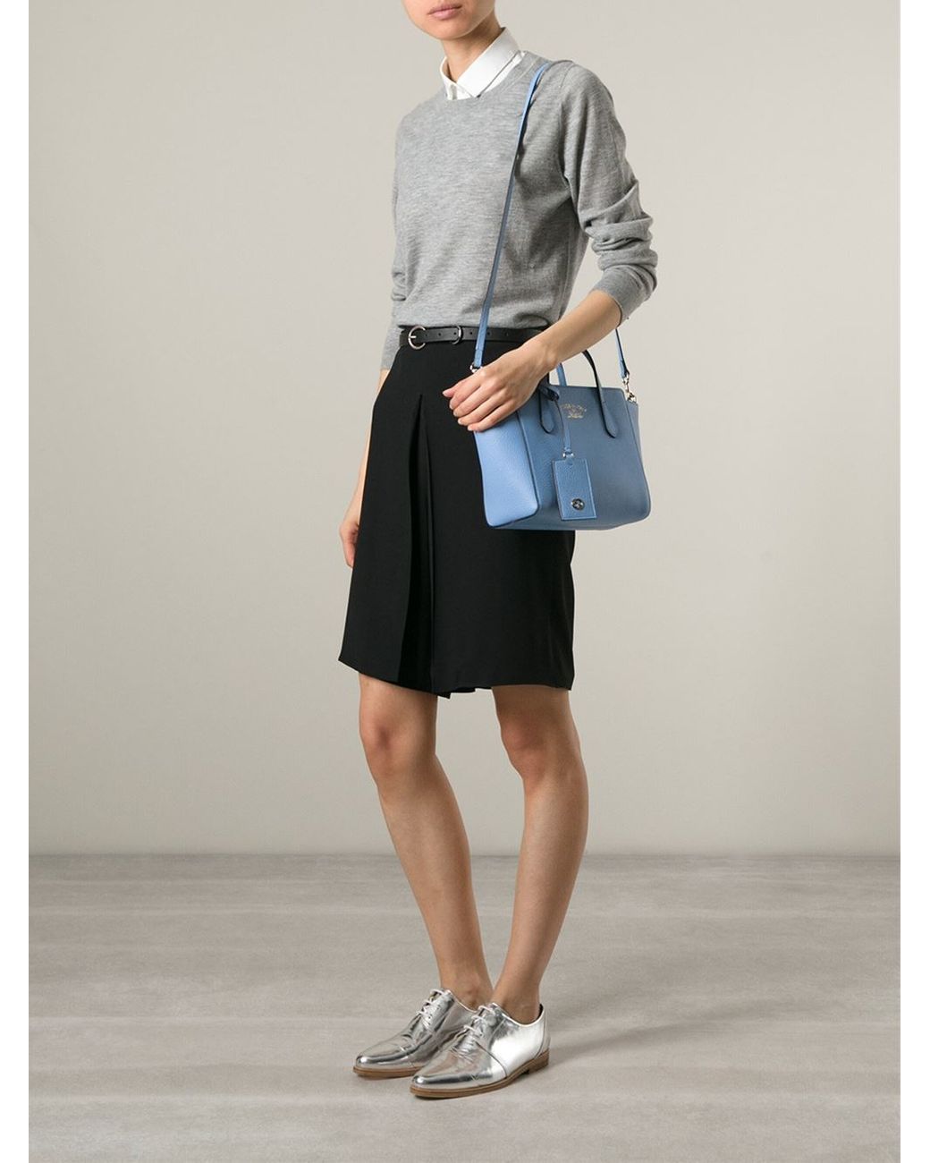 Gucci Mini Swing Tote in Blue Lyst UK
