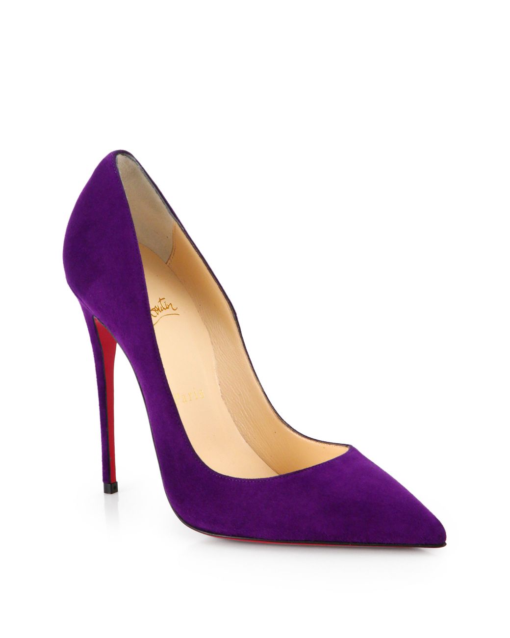 Christian Louboutin So Kate 120 Suede Pumps
