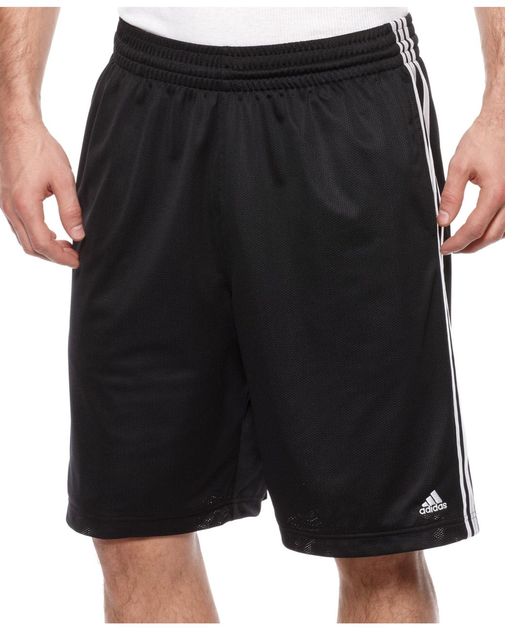 adidas Basketball Shorts Triple Up Mesh Black for Men | Lyst