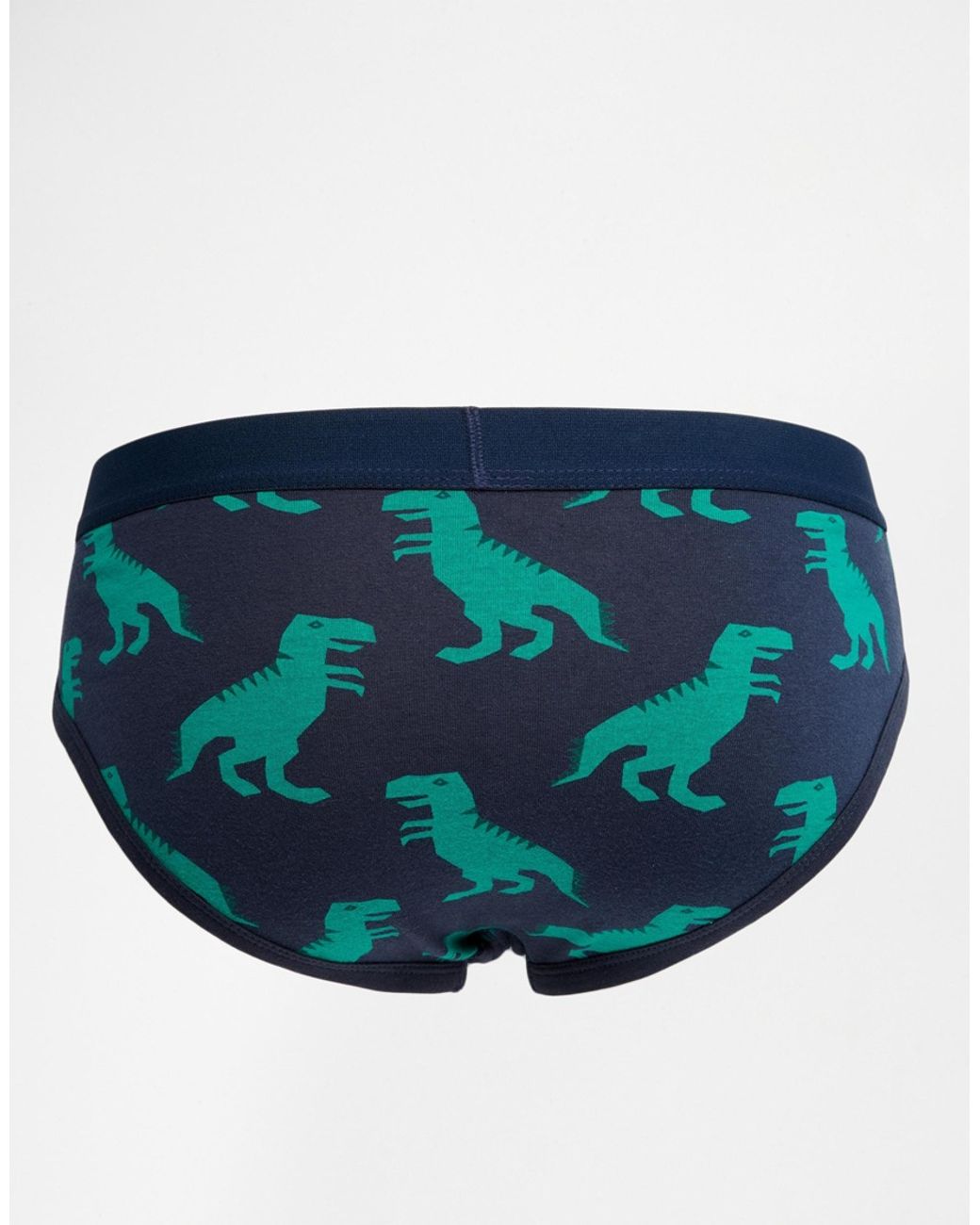 ASOS Briefs 3 Pack With Dinosaur Print Save 20 for Men Lyst